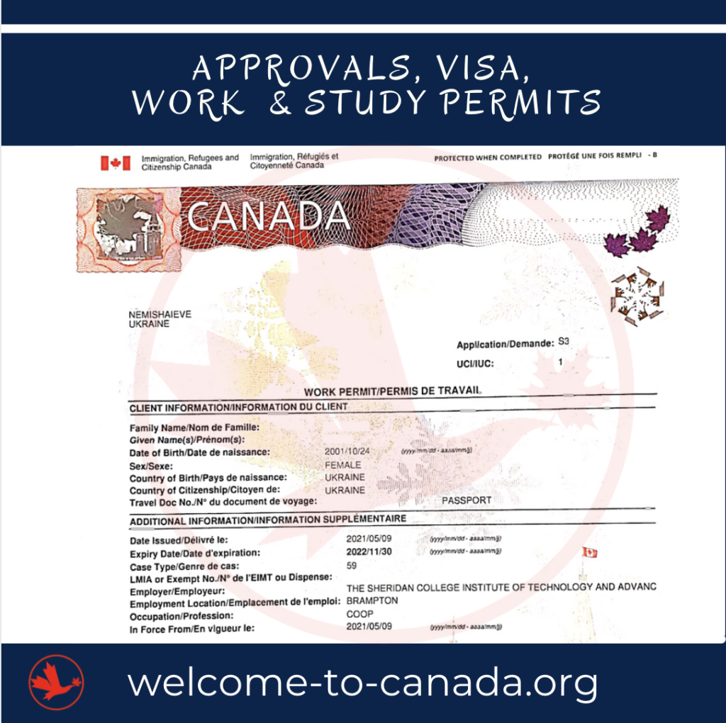 Студенческая виза. Рабочая Виза. Получение виз в КанадуIMMIKOR Canada ...